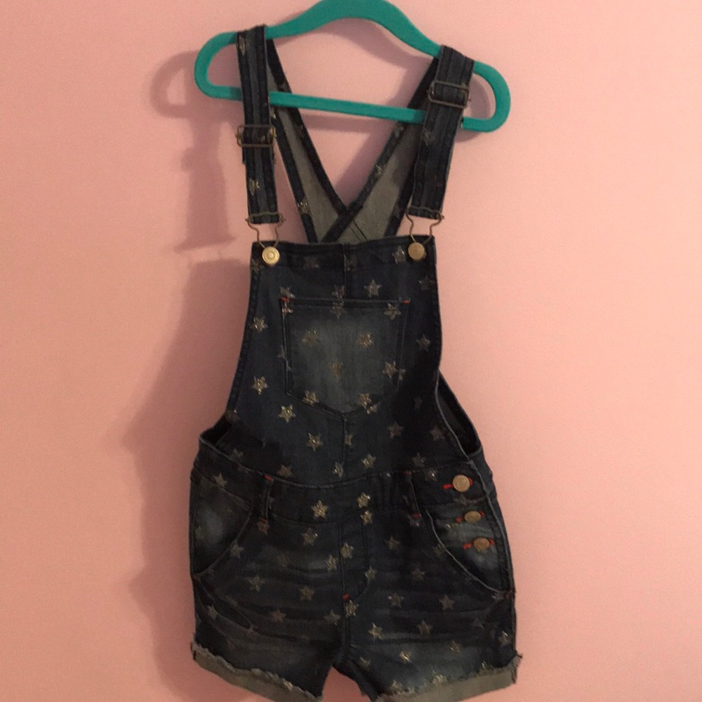 Denim overalls